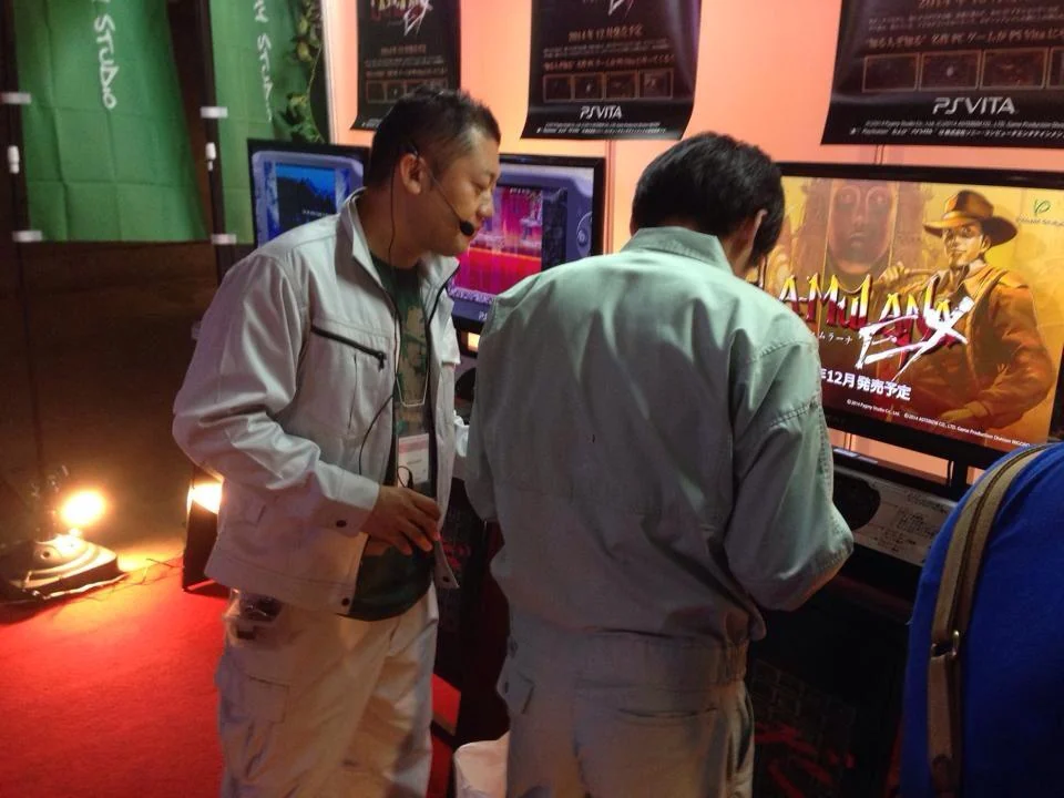 東京ゲームショウ2014のピグミースタジオ出展ブース